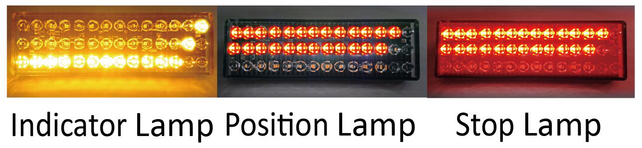 170mm 3-in-1 Tail Light
