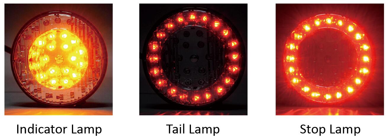 103mm 3-in-1 Tail Light